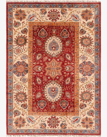 6' 10 x 9' 8 Hand Knotted Ariana Ziegler Rug