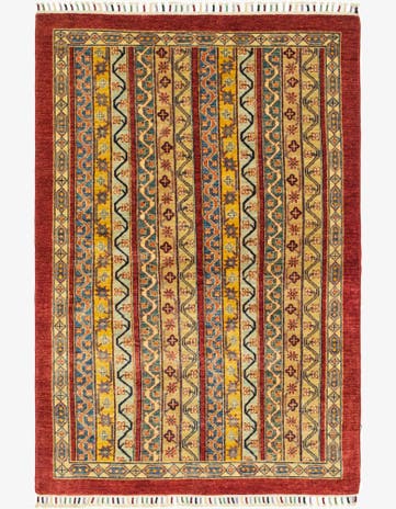 3' 9 x 5' 10 Hand Knotted Ariana Ziegler Rug
