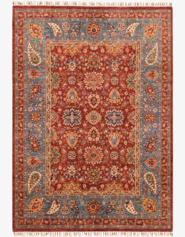 6' 10 x 9' 8 Hand Knotted Ariana Ziegler Rug