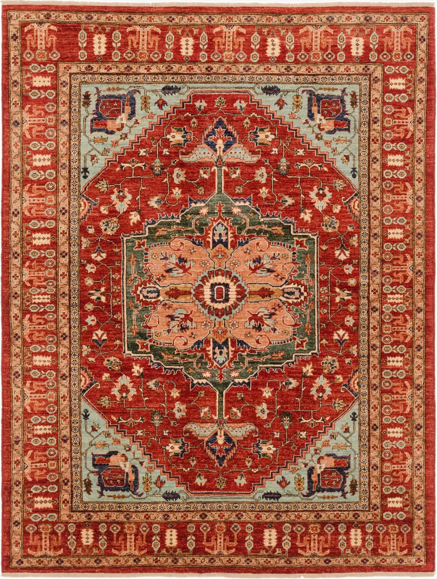 6' 1 x 8' 1  Hand Knotted Ariana Ziegler Rug