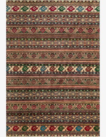 6' 9 x 9' 9 Hand Knotted Ariana Ziegler Rug