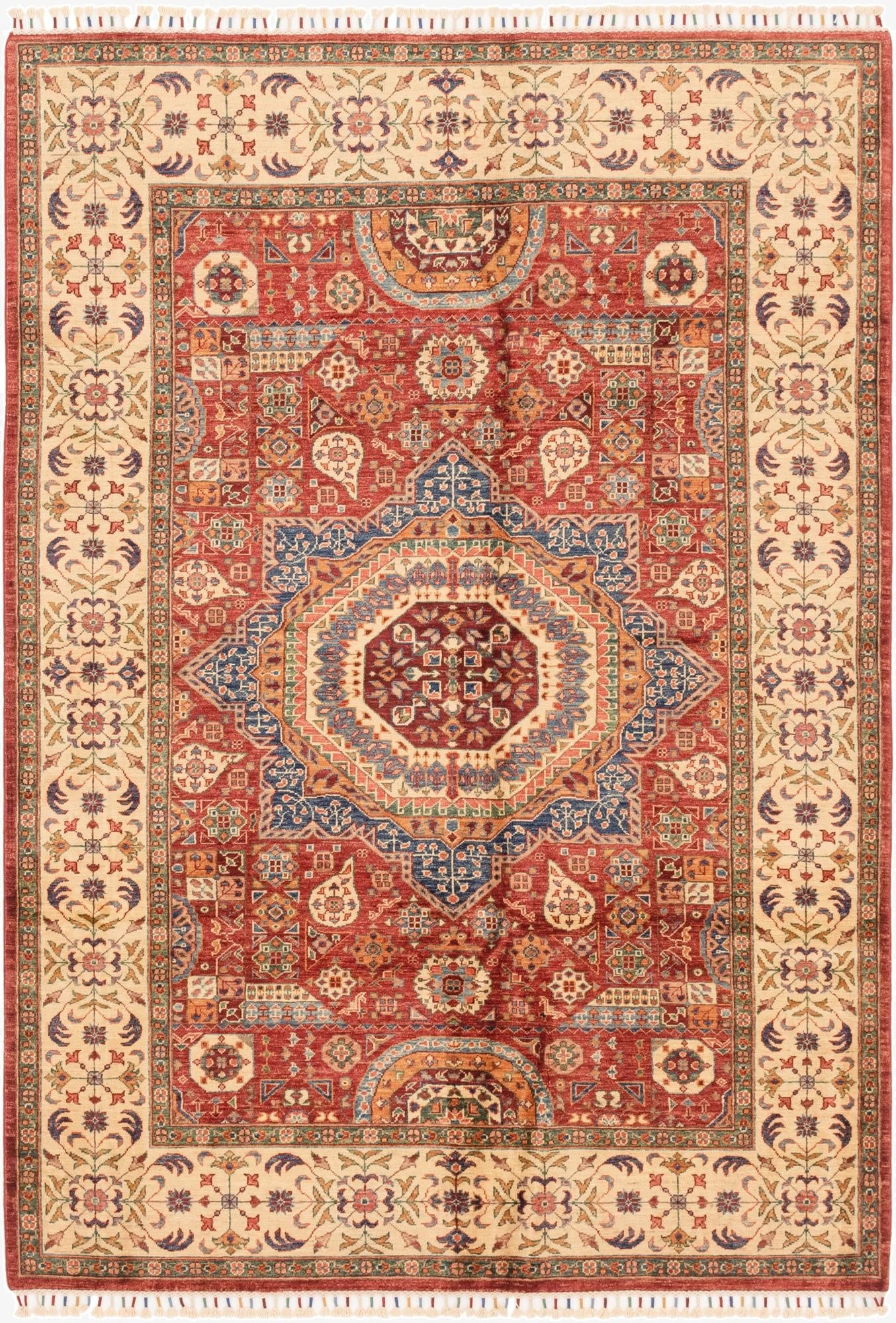5' 11 x 8' 6  Hand Knotted Ariana Ziegler Rug