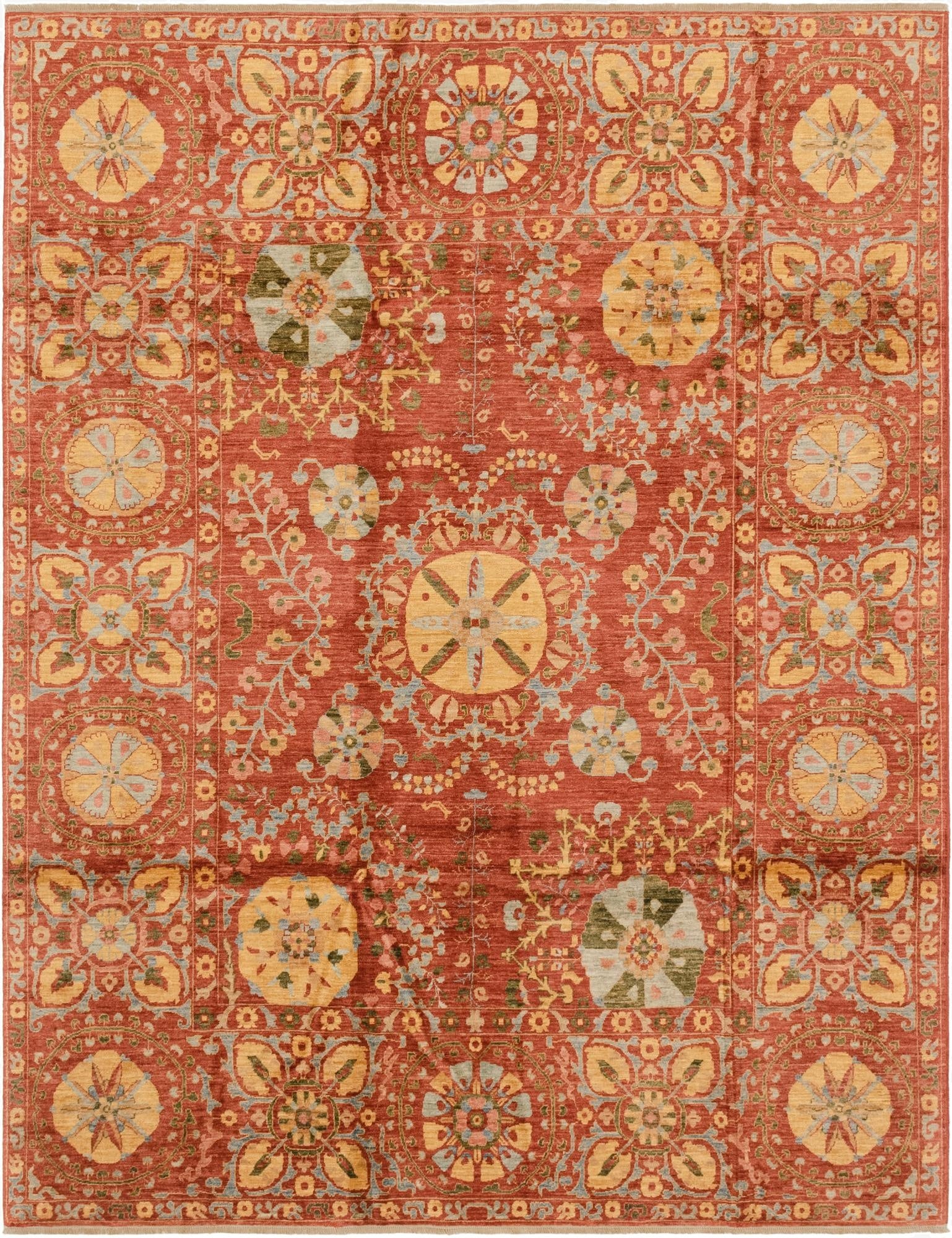 6' 8 x 8' 7  Hand Knotted Ariana Ziegler Oriental Rug