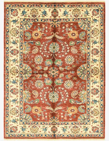 5' 7 x 7' 8 Hand Knotted Ariana Ziegler Rug