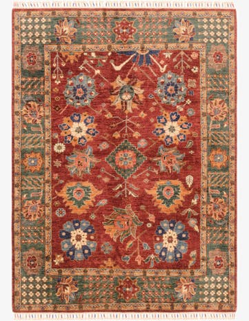 5' 9 x 7' 8 Hand Knotted Ariana Ziegler Rug