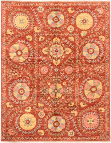 5' 3 x 6' 8 Hand Knotted Ariana Ziegler Oriental Rug