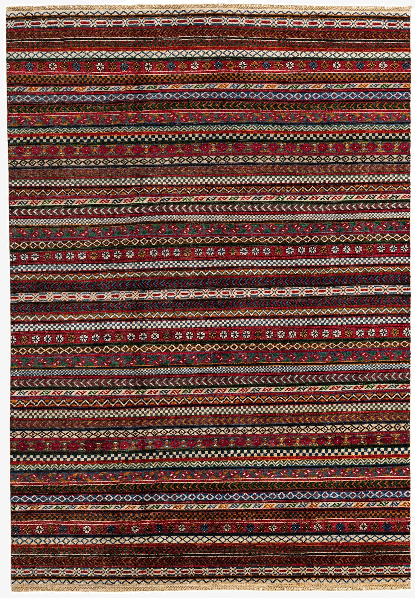 6' 9 x 9' 9  Hand Knotted Ariana Ziegler Rug