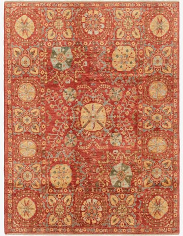6' 7 x 8' 6 Hand Knotted Ariana Ziegler Oriental Rug