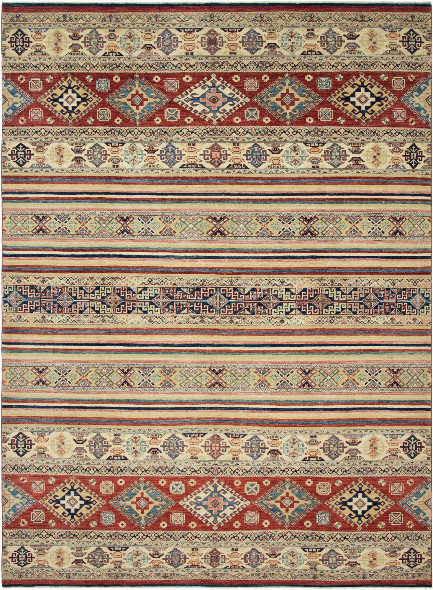 8' 9 x 13' 7  Hand Knotted Ariana Ziegler Rug