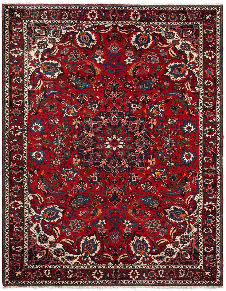 Detail image of 6' 10 x 11' 2 Bachtiar Wool Rug