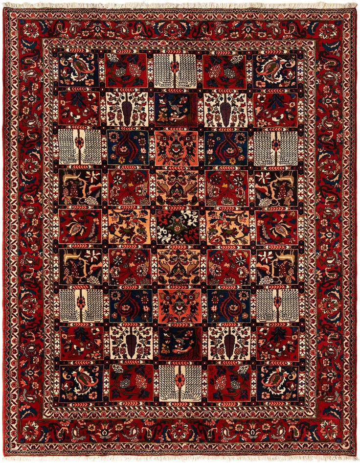 Detail image of 6' 9 x 9' 9 Bachtiar Wool Rug