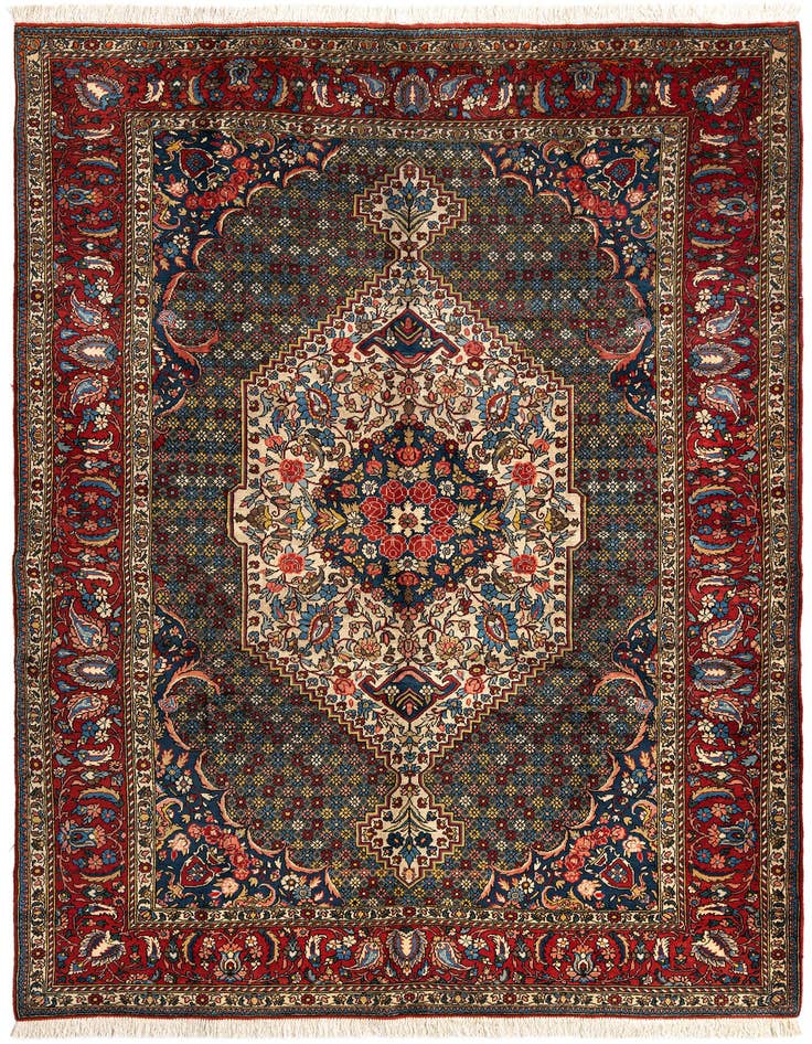 Detail image of 6' 9 x 9' 8 Bachtiar Wool Rug