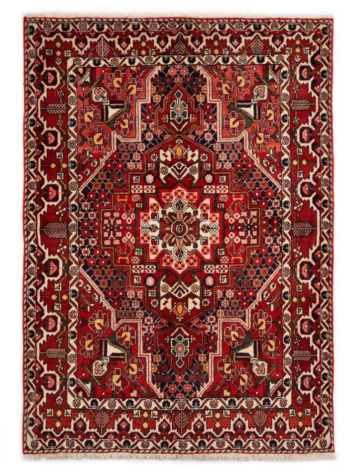 Detail image of 5' 1 x 6' 11 Hand Knotted Bachtiar Persian Wool Rug