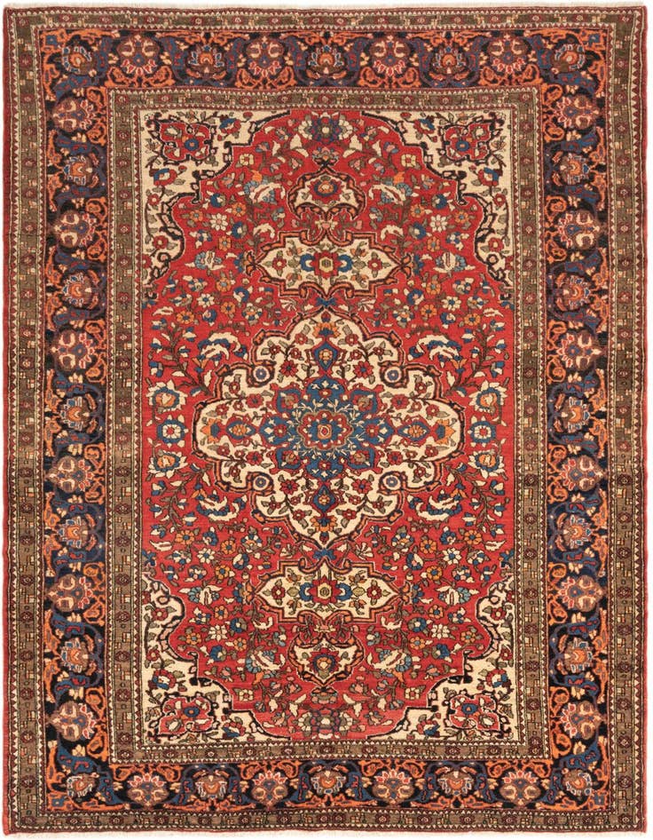Detail image of 4' 11 x 7' 3 Bachtiar Rug
