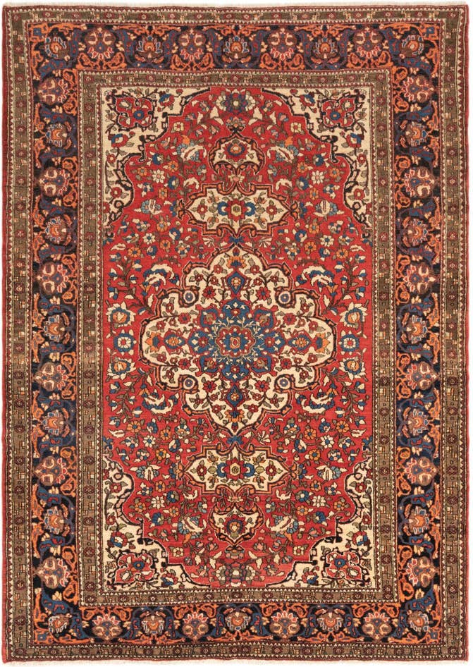 Detail image of 4' 11 x 7' 3 Bachtiar Rug