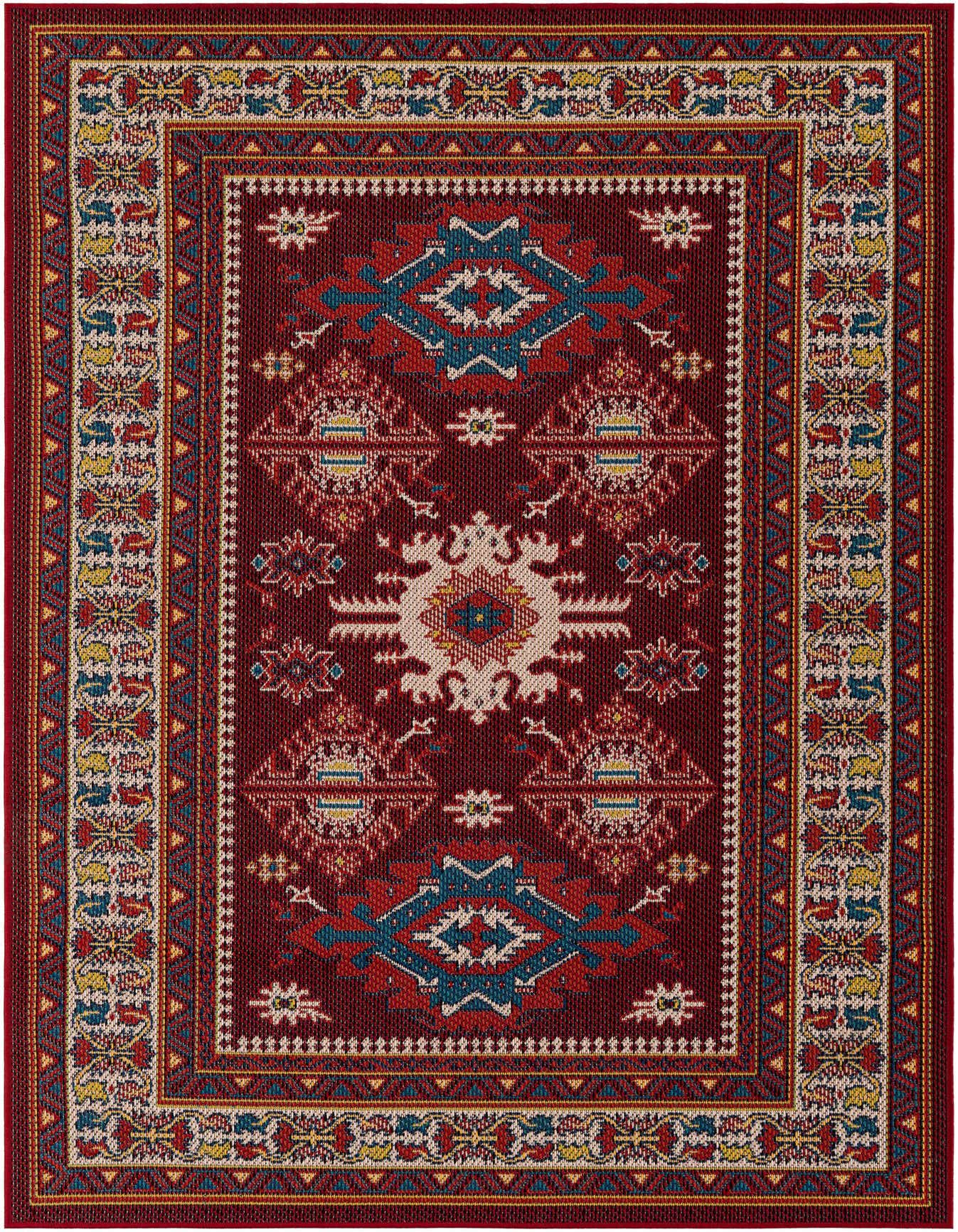 5' 3 x 8' Easy-Clean Baja Indoor / Outdoor Rug
