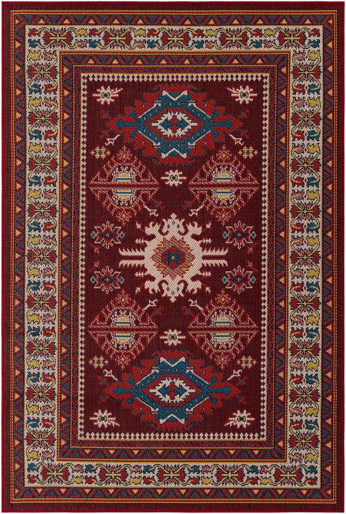 5' 3 x 8' Easy-Clean Baja Indoor / Outdoor Rug
