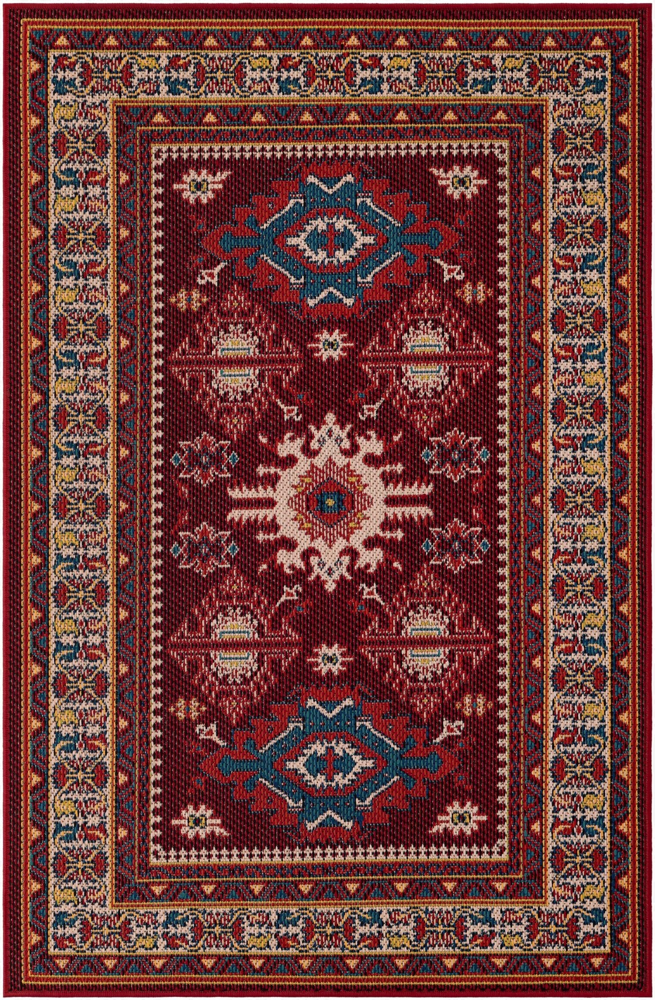 Primary image 4' x 6'  Washable Baja Indoor / Outdoor Rug
