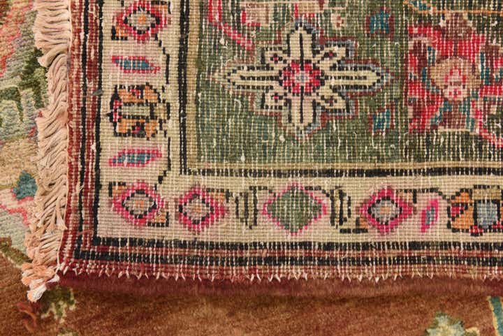 6' 7 x 10' 7 Hand Knotted Bakhtiar Persian Wool Rug