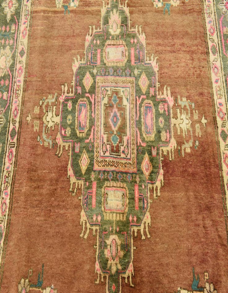 Detail image of 6' 7 x 10' 7  Hand Knotted Bakhtiar Persian Wool Rug