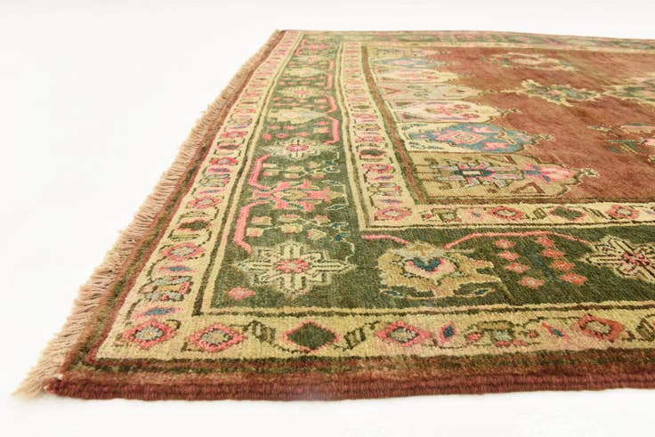 Detail image of 6' 7 x 10' 7 Hand Knotted Bakhtiar Persian Wool Rug