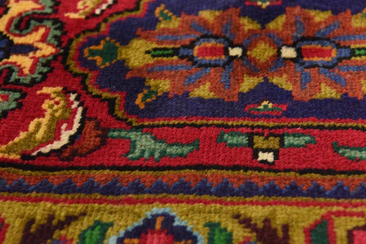 Detail image of 10' 2 x 13' Hand Knotted Bakhtiar Persian Wool Rug