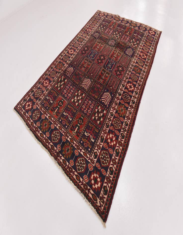 Detail image of 5' 11 x 10'  Hand Knotted Bakhtiar Persian Wool Rug