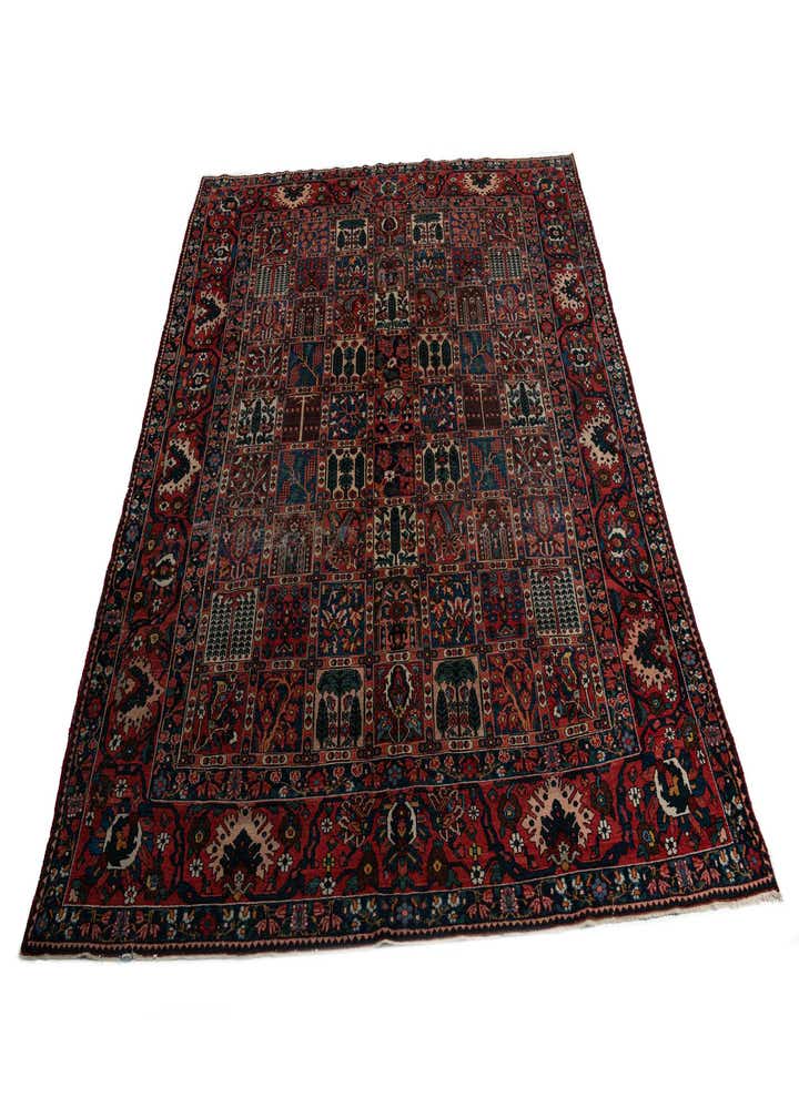 11' x 12' 7 Hand Knotted Bakhtiar Persian Wool Rug