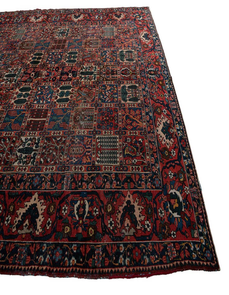 Detail image of 11' x 12' 7 Hand Knotted Bakhtiar Persian Wool Rug