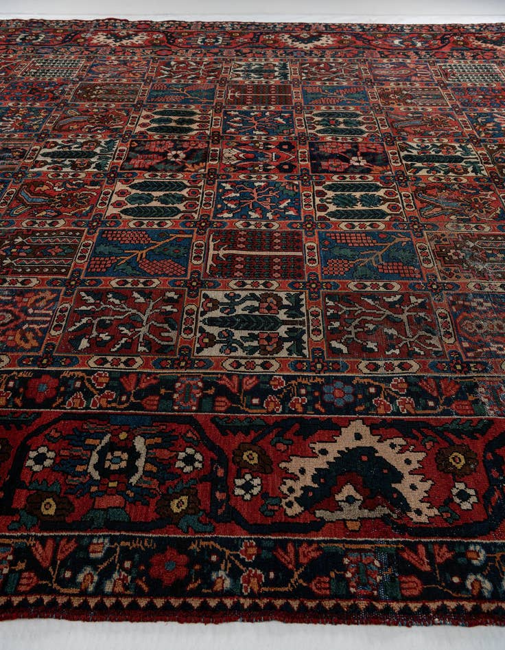 Detail image of 11' x 12' 7 Hand Knotted Bakhtiar Persian Wool Rug