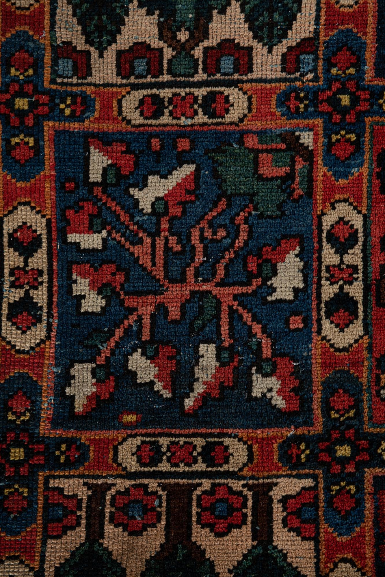 11' x 12' 7 Hand Knotted Bakhtiar Persian Wool Rug