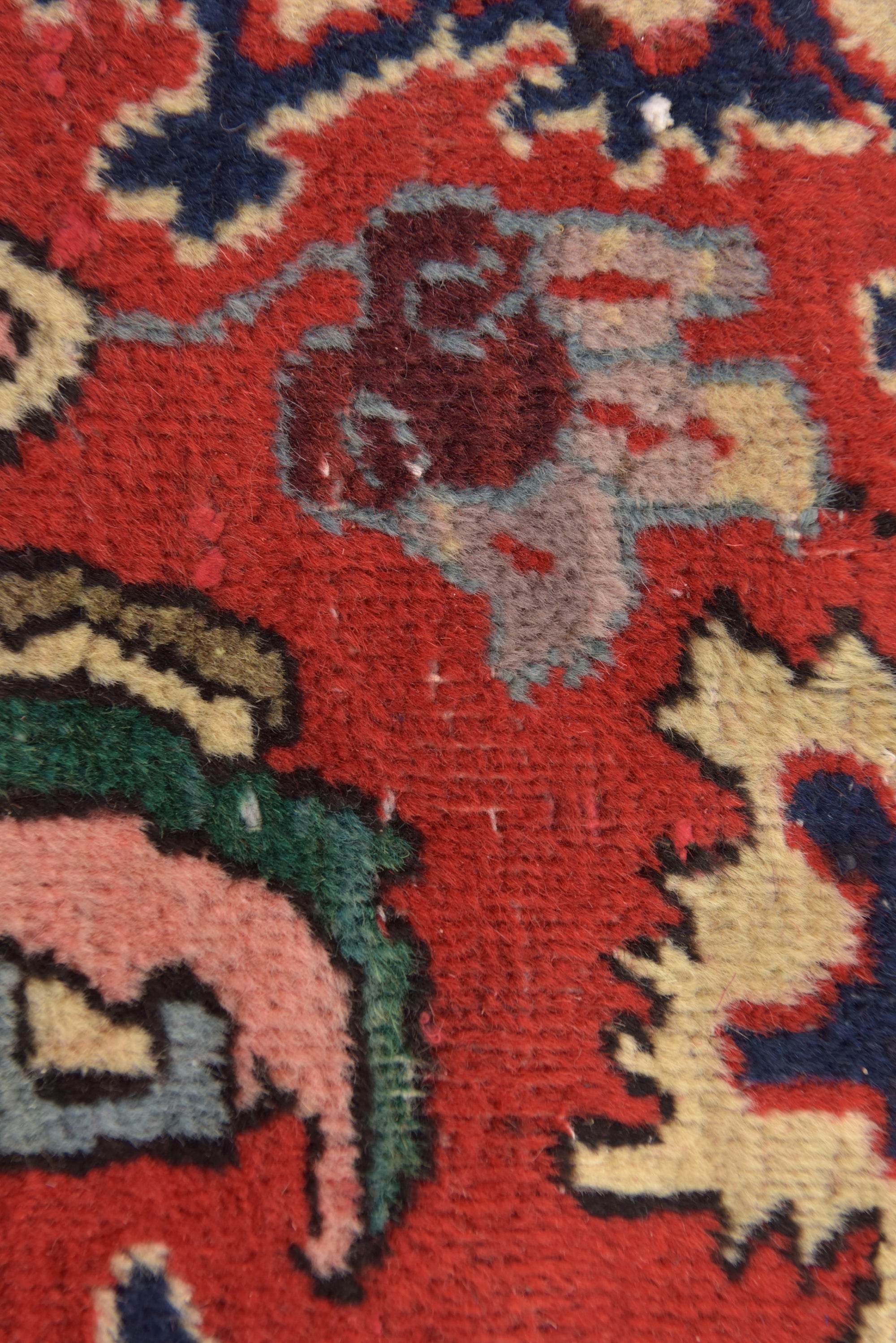 4' 10 x 6' 6 Hand Knotted Bakhtiar Persian Wool Rug