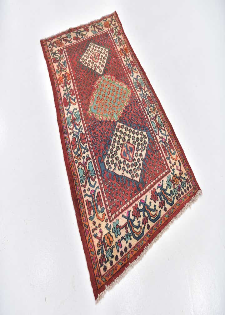 3' 6 x 5' 3 Hand Knotted Bakhtiar Persian Wool Rug