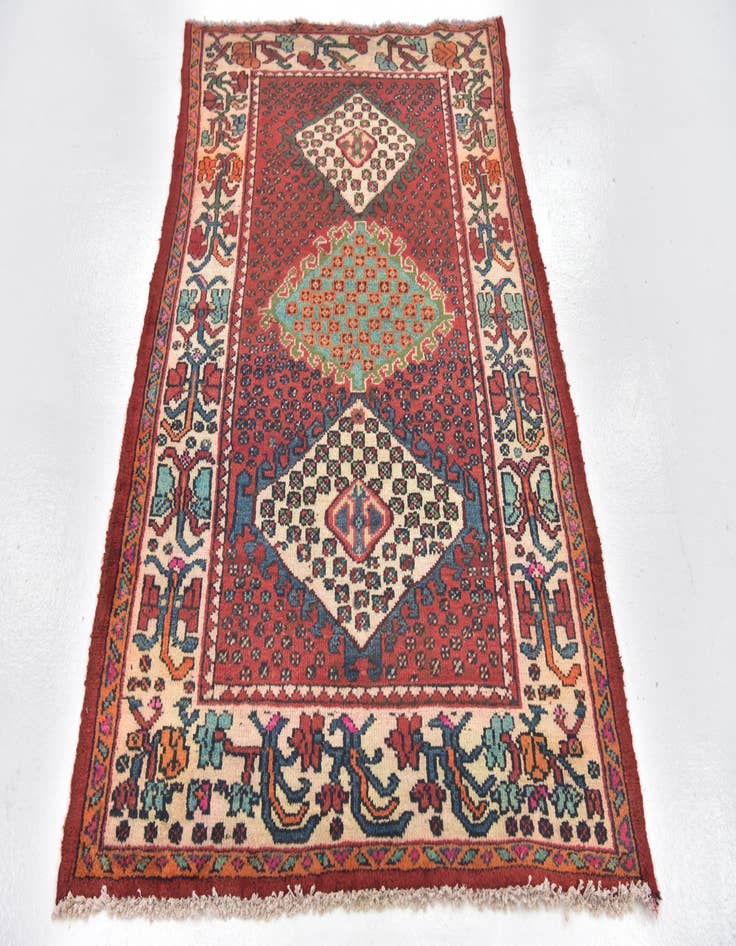 Detail image of 3' 6 x 5' 3 Hand Knotted Bakhtiar Persian Wool Rug