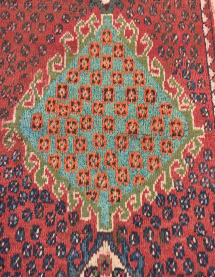 Detail image of 3' 6 x 5' 3 Hand Knotted Bakhtiar Persian Wool Rug