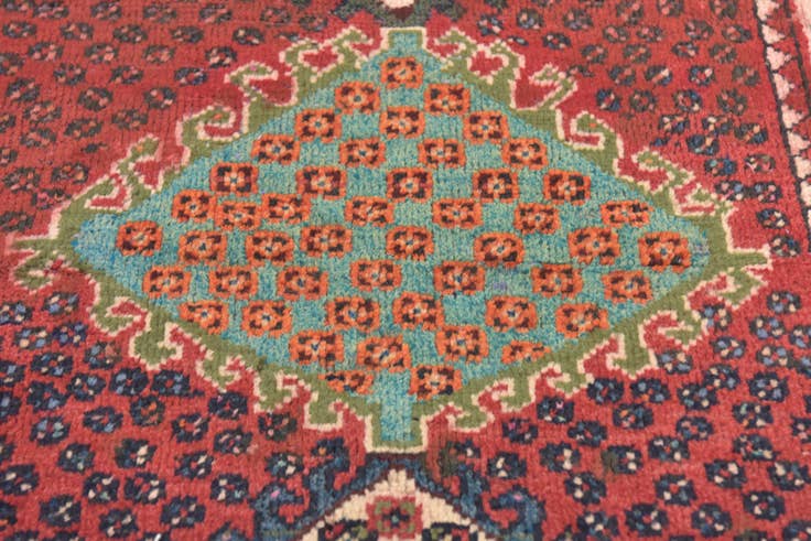 Detail image of 3' 6 x 5' 3 Hand Knotted Bakhtiar Persian Wool Rug