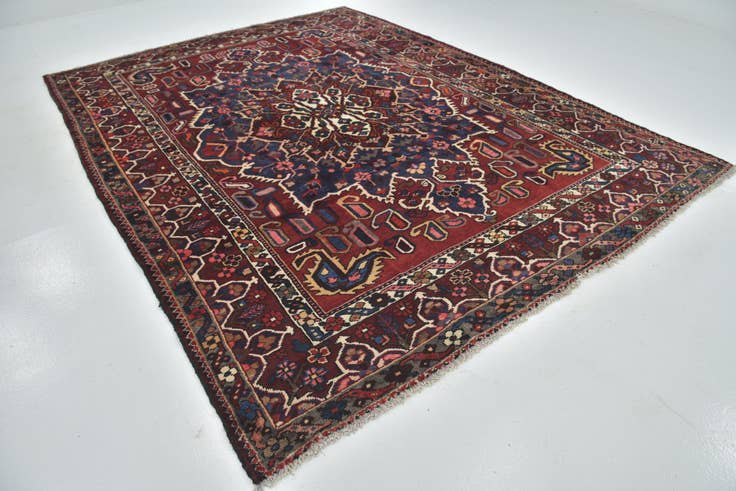 Detail image of 8' 6 x 11' 9 Hand Knotted Bakhtiar Persian Wool Rug