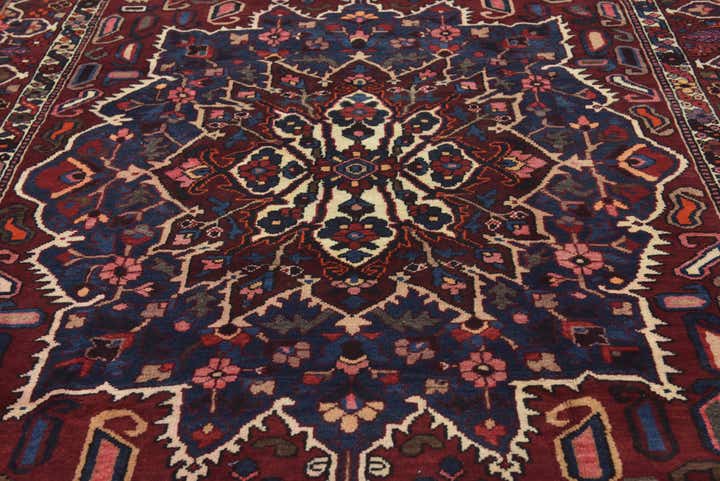 8' 6 x 11' 9 Hand Knotted Bakhtiar Persian Wool Rug