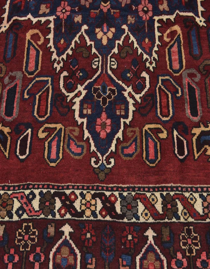 Detail image of 8' 6 x 11' 9 Hand Knotted Bakhtiar Persian Wool Rug