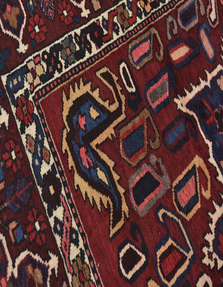 Detail image of 8' 6 x 11' 9 Hand Knotted Bakhtiar Persian Wool Rug
