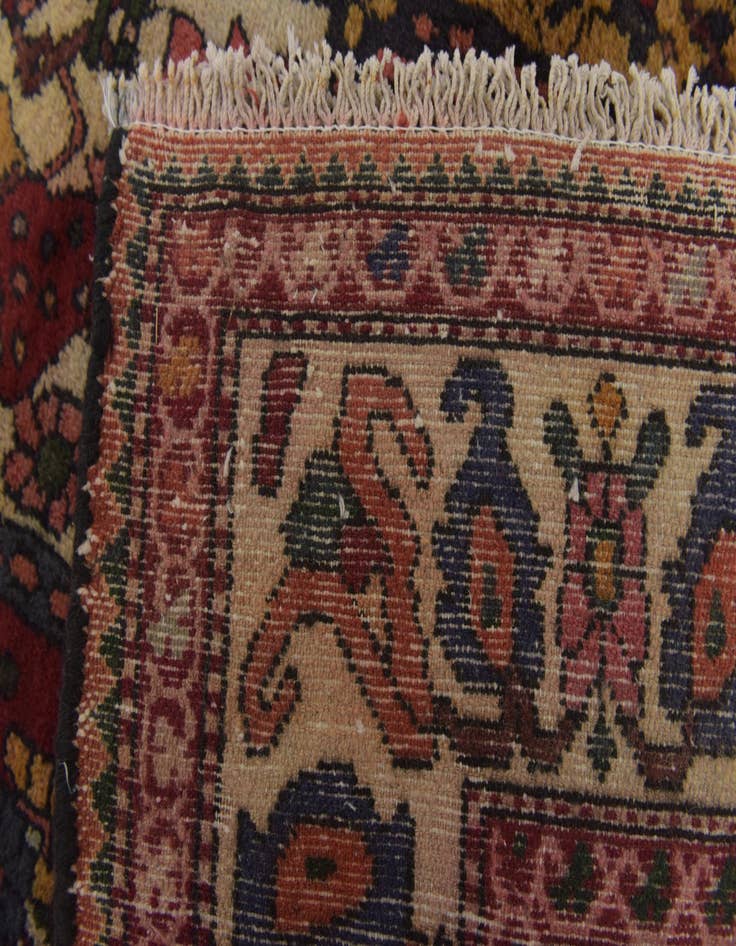 Detail image of 7' x 9' 10 Hand Knotted Bakhtiar Persian Wool Rug