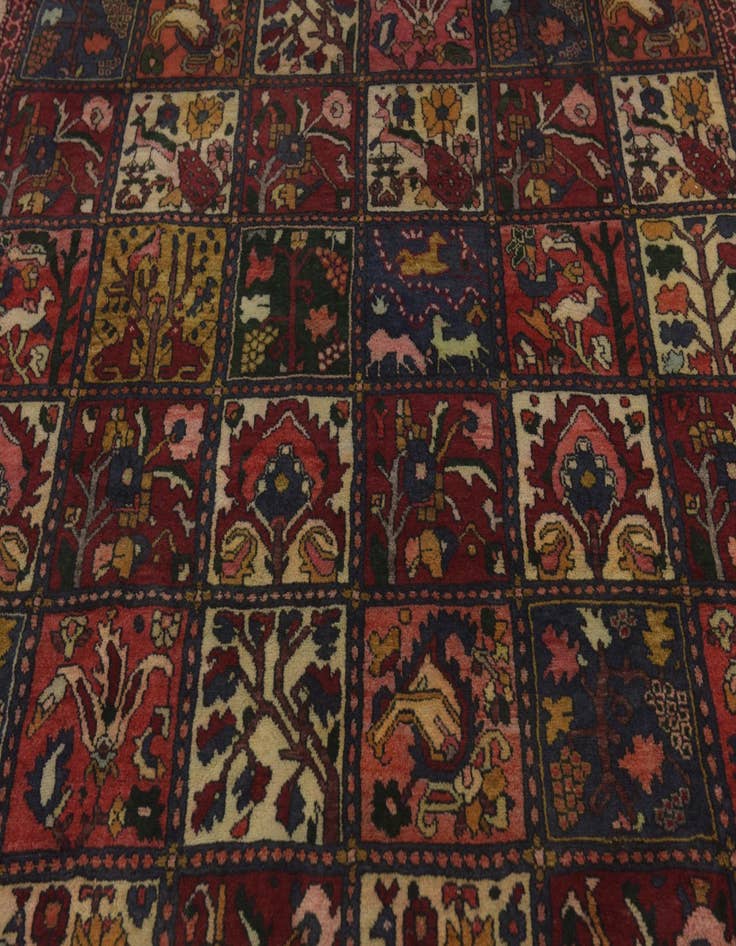 Detail image of 7' x 9' 10 Hand Knotted Bakhtiar Persian Wool Rug