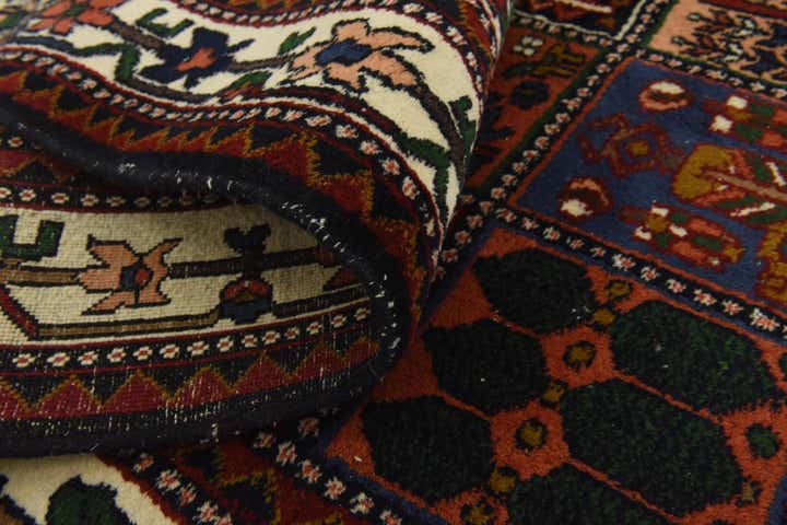 6' 10 x 10' Hand Knotted Bakhtiar Wool Rug