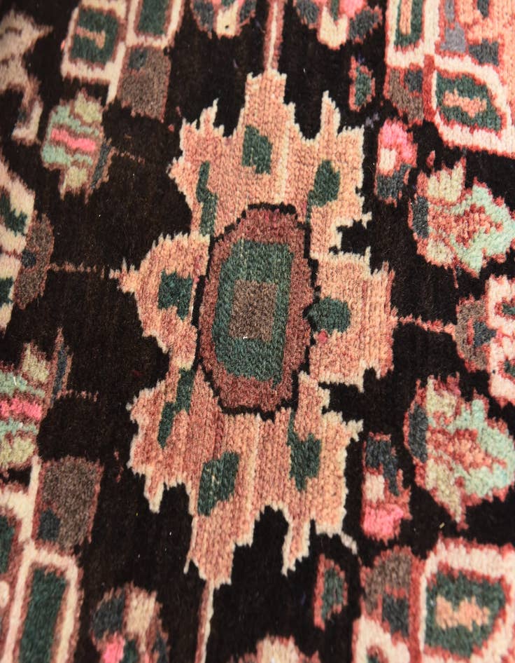 Detail image of 5' 2 x 9' 2 Hand Knotted Bakhtiar Persian Wool Rug