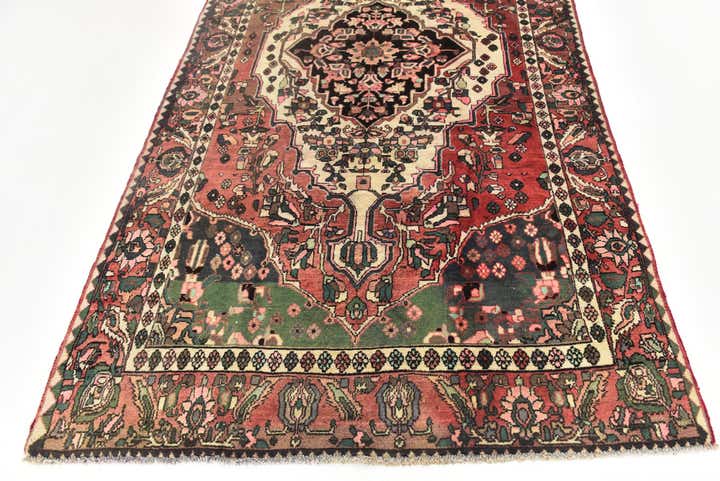 5' 2 x 9' 2 Hand Knotted Bakhtiar Persian Wool Rug