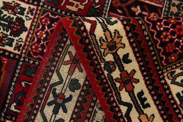 6' 8 x 9' 7 Hand Knotted Bakhtiar Wool Rug