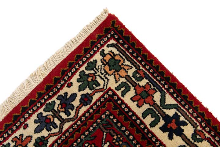 6' 8 x 9' 7 Hand Knotted Bakhtiar Wool Rug
