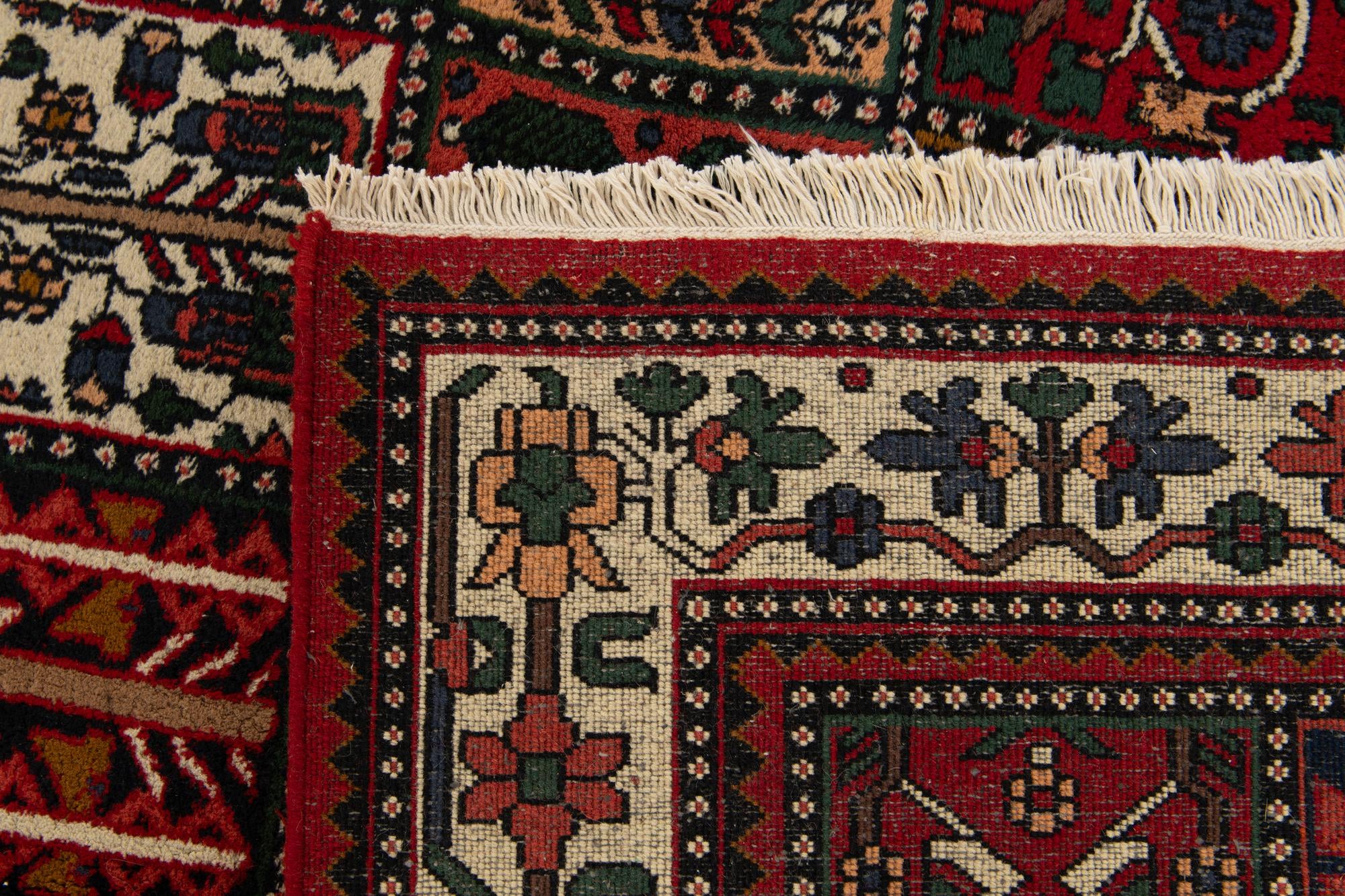 6' 8 x 9' 7 Hand Knotted Bakhtiar Wool Rug
