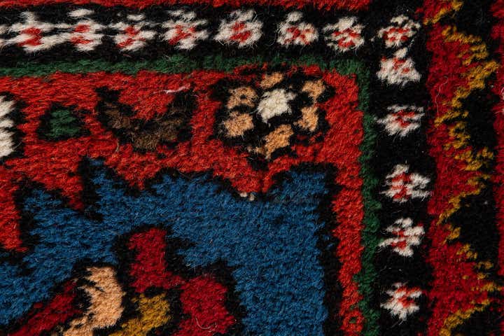 4' 6 x 6' 7 Hand Knotted Bakhtiar Wool Rug