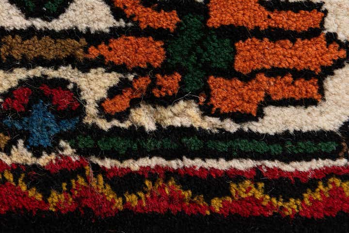4' 6 x 6' 7 Hand Knotted Bakhtiar Wool Rug